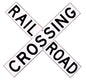 Crossbuck Railroad 24x4