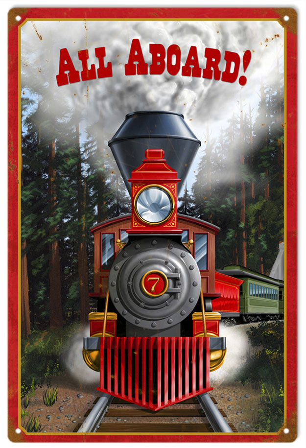 RR-118 All Aboard 12x18