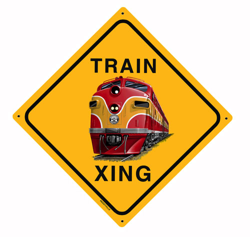RR-138 Train Xing Diesel Yellow 12x 12