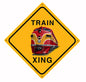 RR-138 Train Xing Diesel Yellow 12x 12