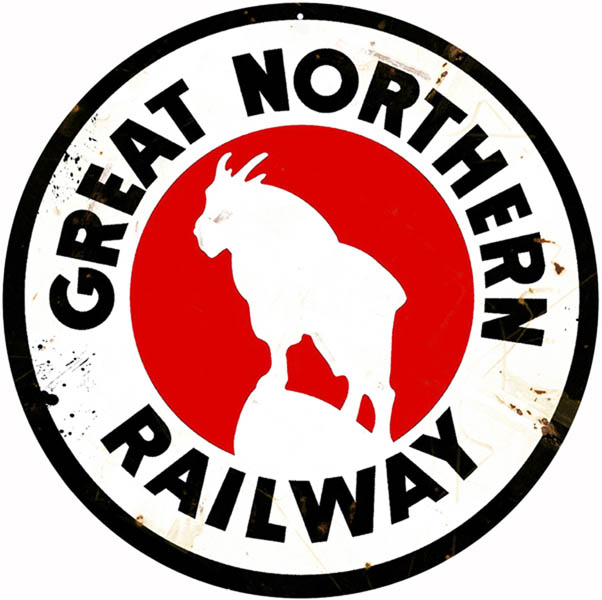 Great Northern Railroad 14 x 14