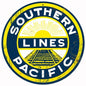 Southern Pacific Lines Railroad 12x18