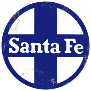 Santa Fe Railroad Herald 14 x 14