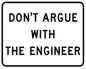 RR-27 Dont Argue Railroad 12x9