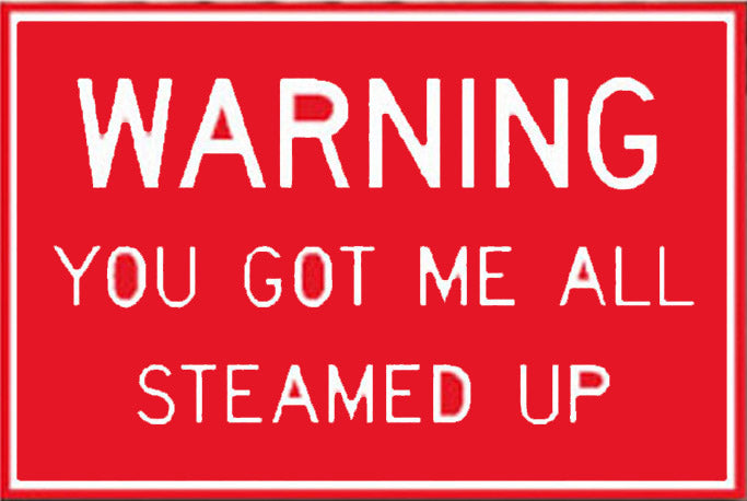 GOT ME ALL STEAMED UP RAILROAD 10x14