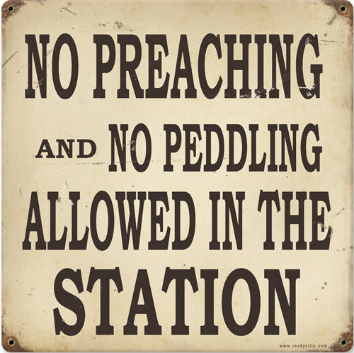 RR-97 NO PREACHING 12x12