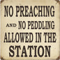 RR-97 NO PREACHING 12x12