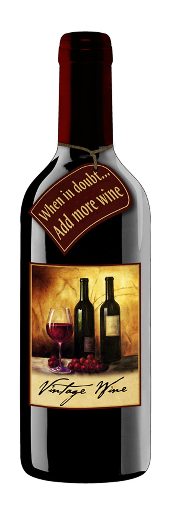 RRW-10 When In Doubt add Wine 26 X 7