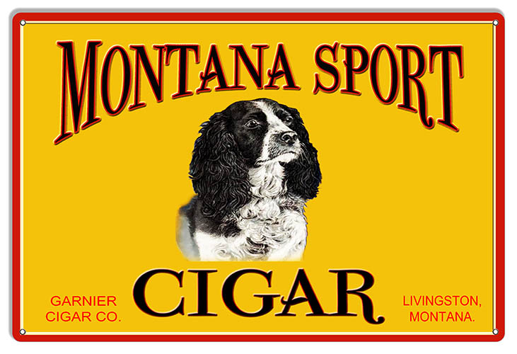 Montana Sport Tobacco Cigar 12×18