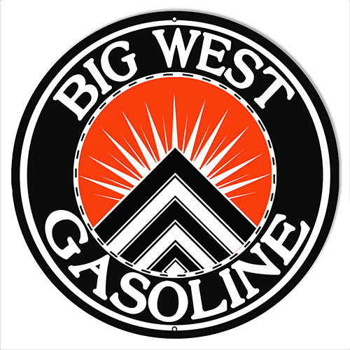 Big West Gasoline Motor Oil 14x14