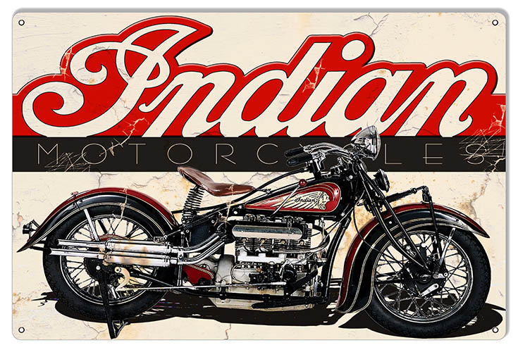 Indian Motorcycle 16×24