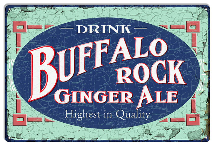 Buffalo Rock Ginger Ale Drink 12×18