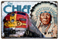 The Chief Santa Fe Railroad 12×18
