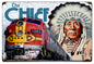 The Chief Santa Fe Railroad 16×24
