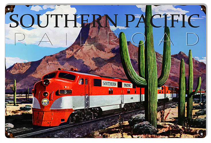 Souther Pacific Railways 16×24