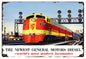General Motors Diesel Railroad Locomotive 12×18
