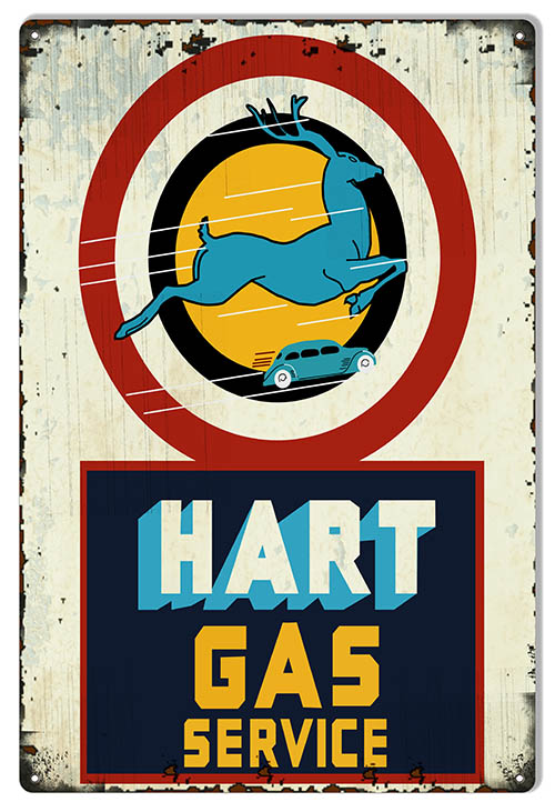 H Gasoline 12×18