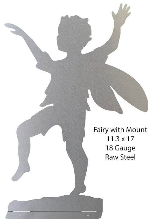Fairy Whimsical Raw Steel 11.3×17