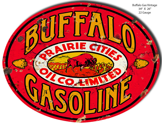 Buffalo Motor Oil Gasoline 26×34