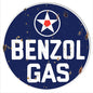 Benzol Motor Oil Gas Station 24x24
