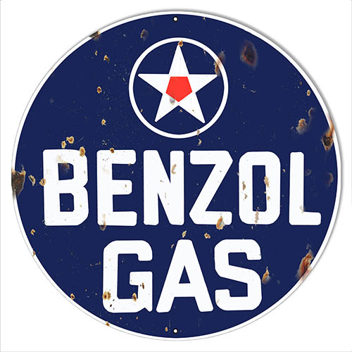 Benzol Motor Oil Gas Station 30x30