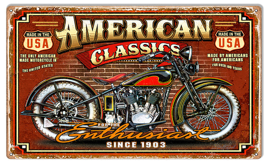 American Classics Motorcycle 18×30