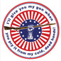 Pry My Gun War 24 x 24