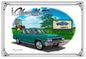 Chevy Super Sport Green Car 18×30