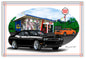 Dodge Challenger Black 18×30