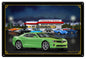 Chevys Diner Green Car 18×30
