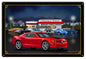Chevys Diner Red Car 16×24