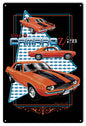 Camaro 1969 Z28 Orange Car 16×24