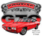 Pontiac GTO Red Garage 15.6×18.5