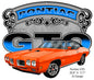 Pontiac GTO Orange Garage 15.6×18.5