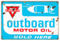 Outboard Motor Oil 16×24