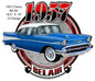 Chevy Bel Air Blue 16×18.5