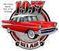 Chevy Bel Air Red 16×18.5