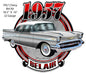 Chevy Bel Air Silver 16×18.5