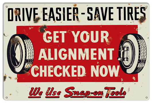 Snap On Tools Vintage Style Metal Sign 18 × 30