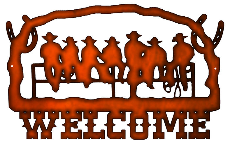 Welcome Cowboys 14×22.2