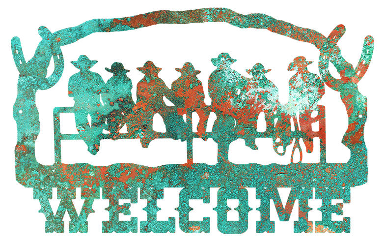 Welcome Cowboys Country 14×22.2