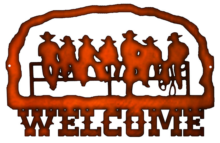 Welcome Cowboys 14.7×22.7