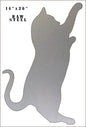 Cat On Raw Steel 14×20