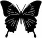 Butterfly Silhouette 19.5×21.7