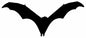Bat Silhouette 8.1×19.2