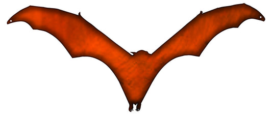 Bat Vintage Style Metal Sign 8 × 19