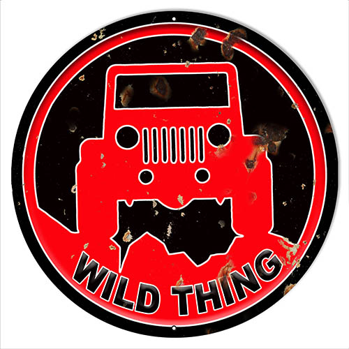 Jeep Wild Thing Red 30 x 30