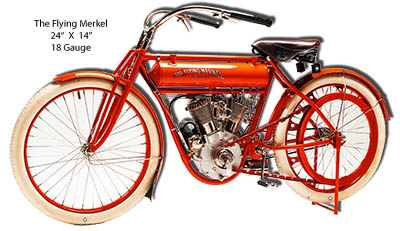 Flying Merkel Motorcycle 14×24