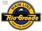 Rio Grande Train Railroad 9.2×12.6