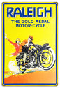 Raleigh Motorcycle 16×24